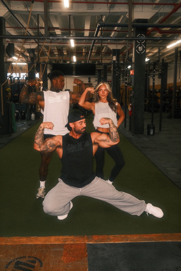 Ghost Lifestyle gym shoot with the crew