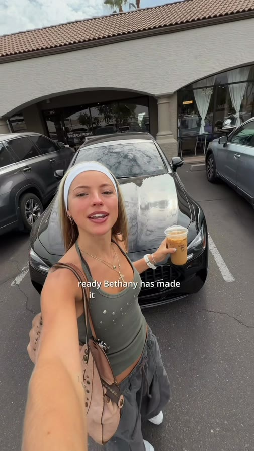 Coffee run and vintage shopping