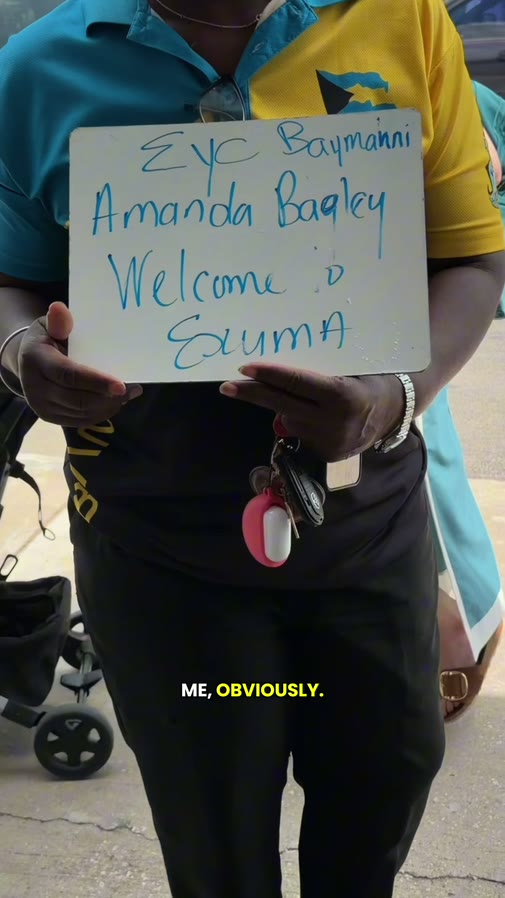 Arriving in Exuma, Bahamas
